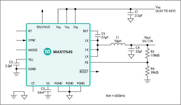 MAX17545͵·ͼ