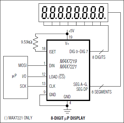 MAX7219͵·ͼ