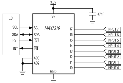 MAX7319͵·ͼ